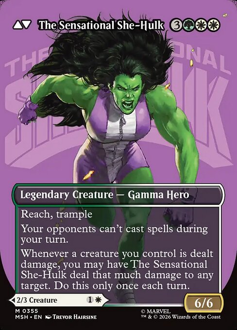 Jennifer Walters // The Sensational She-Hulk 355, back face