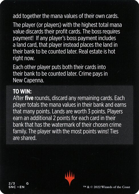 Demon's Due (minigame) // Demon's Due (cont'd) 2, back face