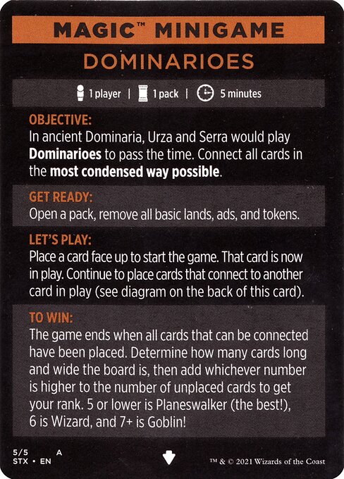 Dominarioes // Dominarioes (cont'd) 5
