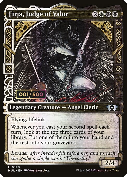 Firja, Judge of Valor 170z