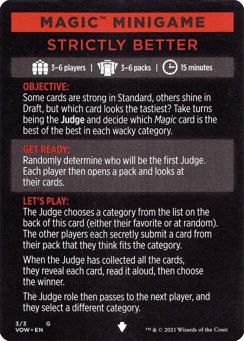 Strictly Better // Strictly Better (cont'd) 3