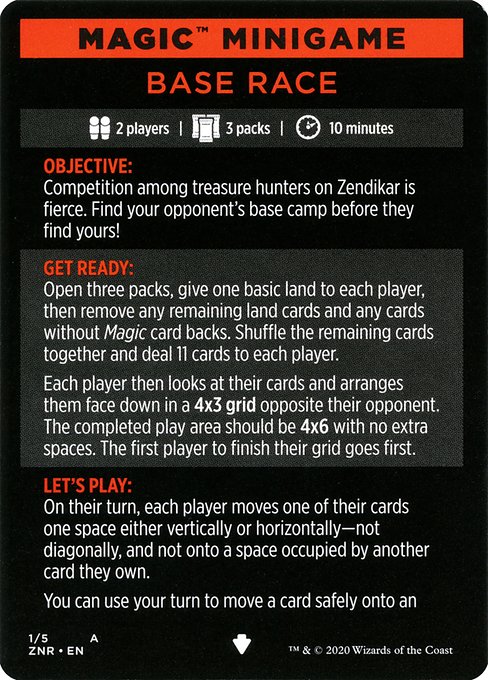 Base Race // Base Race (cont'd) 1