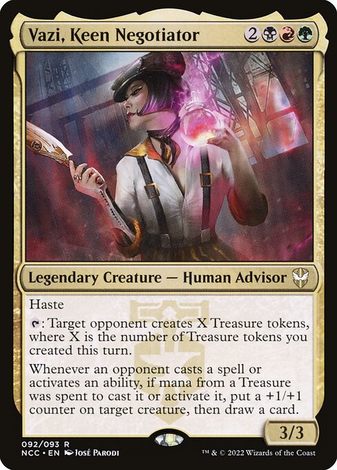 Vazi, Keen Negotiator 92