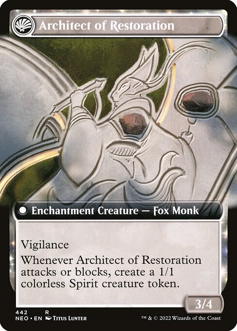 The Restoration of Eiganjo // Architect of Restoration 442, back face