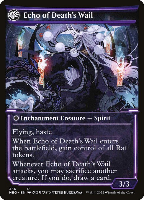 Tribute to Horobi // Echo of Death's Wail 356, back face