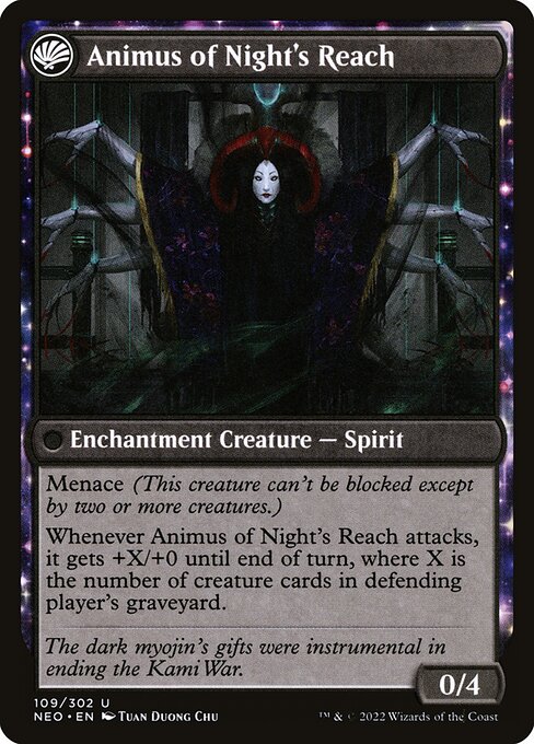 The Long Reach of Night // Animus of Night's Reach 109, back face