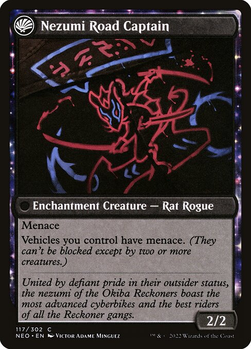 Okiba Reckoner Raid // Nezumi Road Captain 117, back face