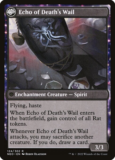 Tribute to Horobi // Echo of Death's Wail 124, back face