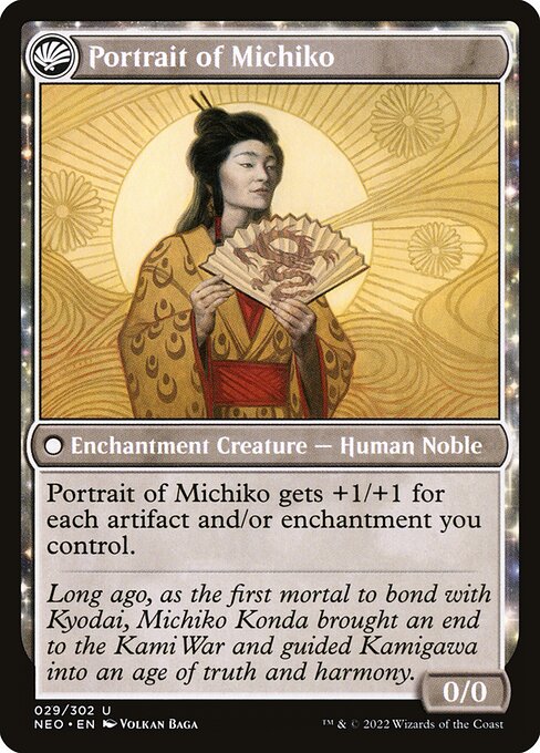 Michiko's Reign of Truth // Portrait of Michiko 29, back face