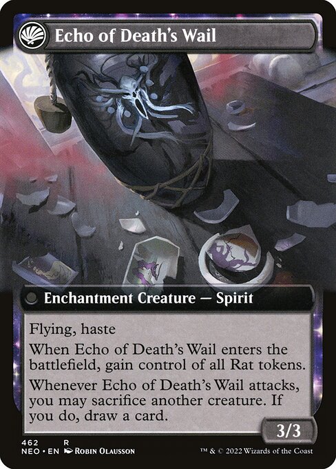 Tribute to Horobi // Echo of Death's Wail 462, back face