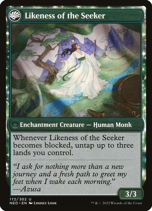 Azusa's Many Journeys // Likeness of the Seeker 172, back face