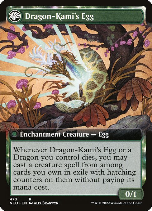 The Dragon-Kami Reborn // Dragon-Kami's Egg 473, back face