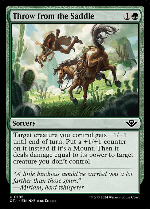 Throw from the Saddle 185