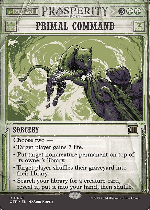 Primal Command 31