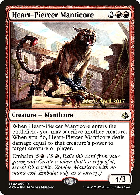 Heart-Piercer Manticore 138s