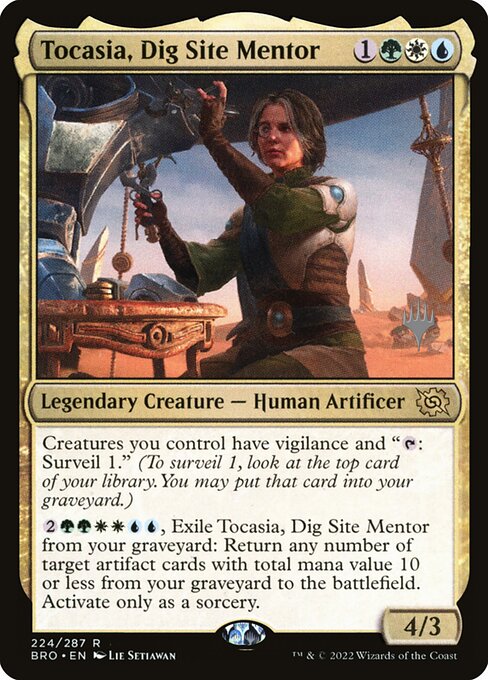 Tocasia, Dig Site Mentor 224p