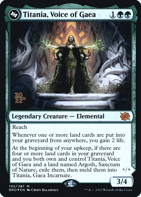 Titania, Voice of Gaea // Titania, Gaea Incarnate 193s