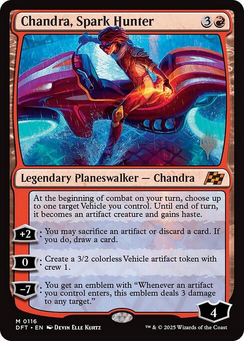 Chandra, Spark Hunter 116p