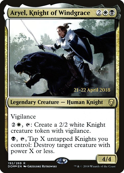 Aryel, Knight of Windgrace 192s
