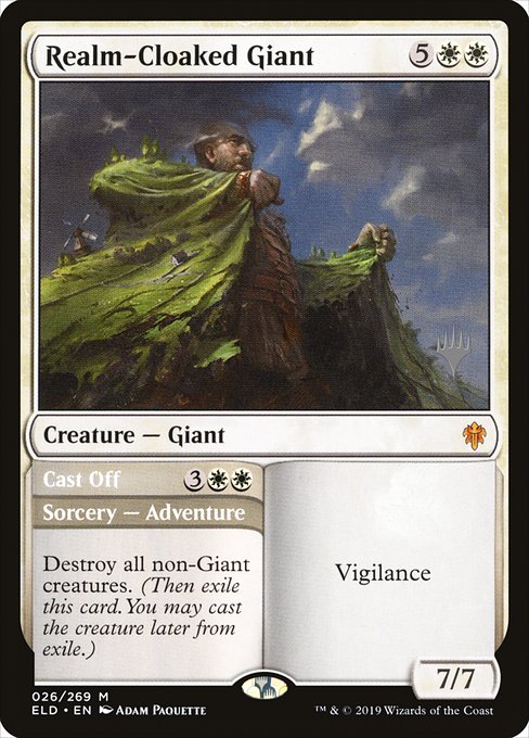 Realm-Cloaked Giant // Cast Off 26p