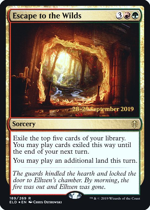 Escape to the Wilds 189s