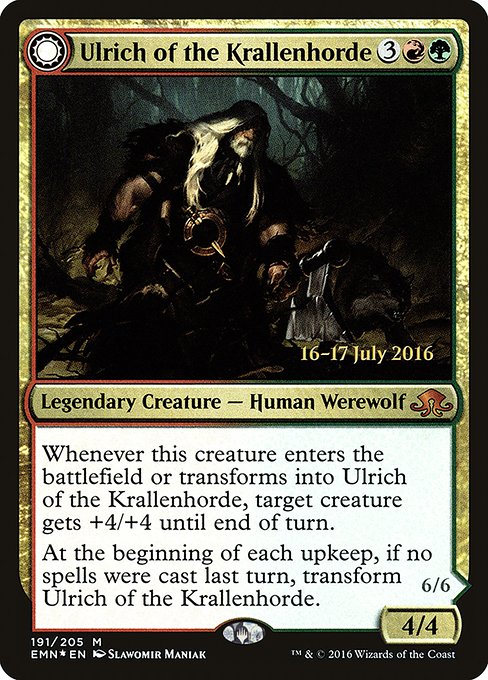 Ulrich of the Krallenhorde // Ulrich, Uncontested Alpha 191s