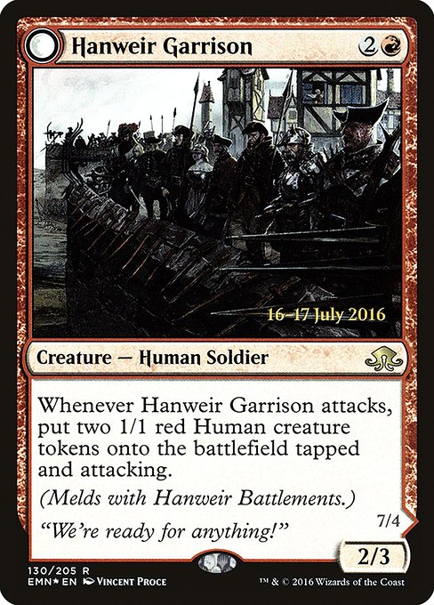 Hanweir Garrison // Hanweir, the Writhing Township 130s