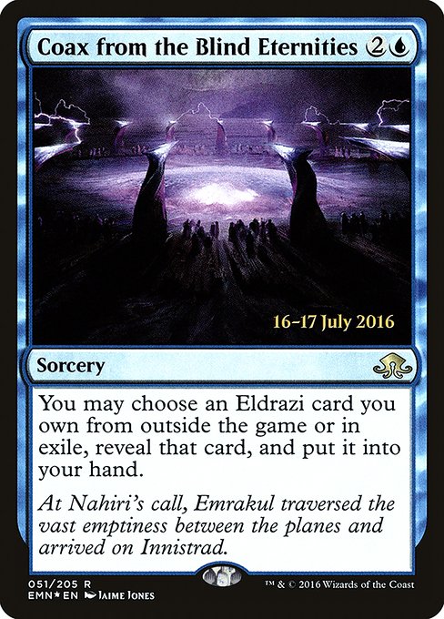 Coax from the Blind Eternities 51s