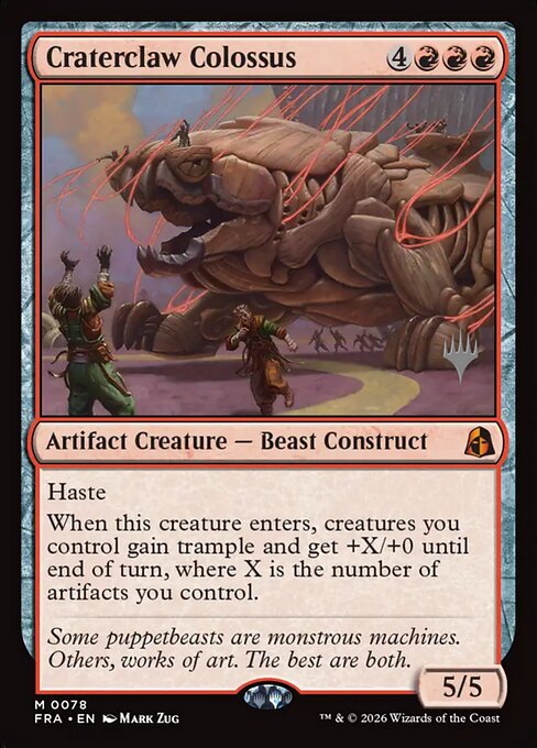Craterclaw Colossus 78p