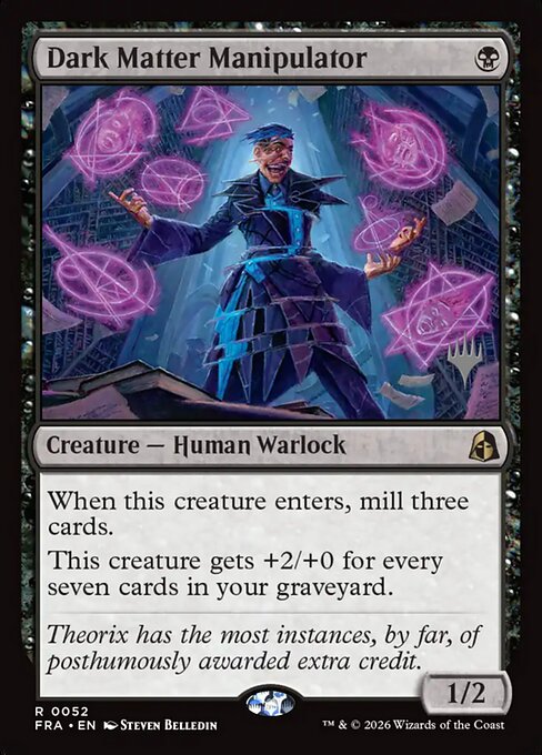 Dark Matter Manipulator 52p