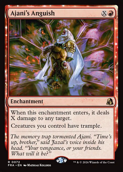 Ajani's Anguish 72p