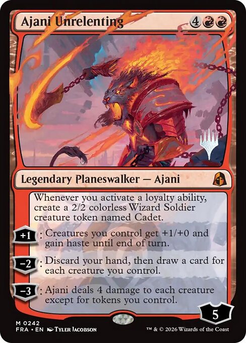 Ajani Unrelenting 242p