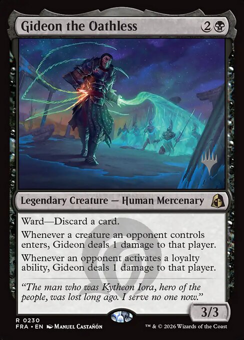 Gideon the Oathless 230p