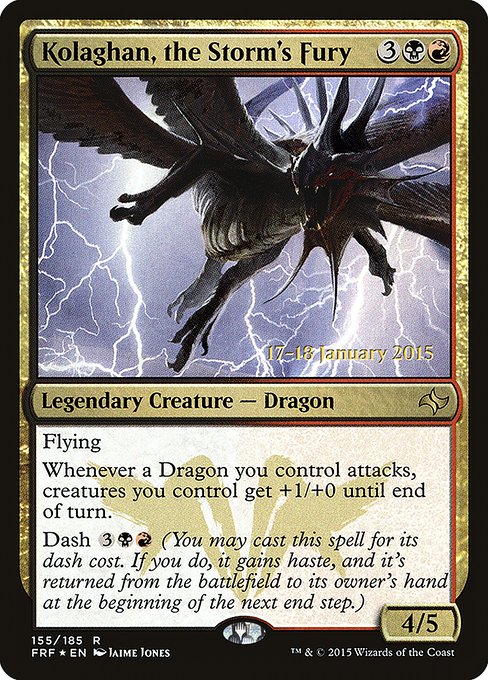 Kolaghan, the Storm's Fury 155s
