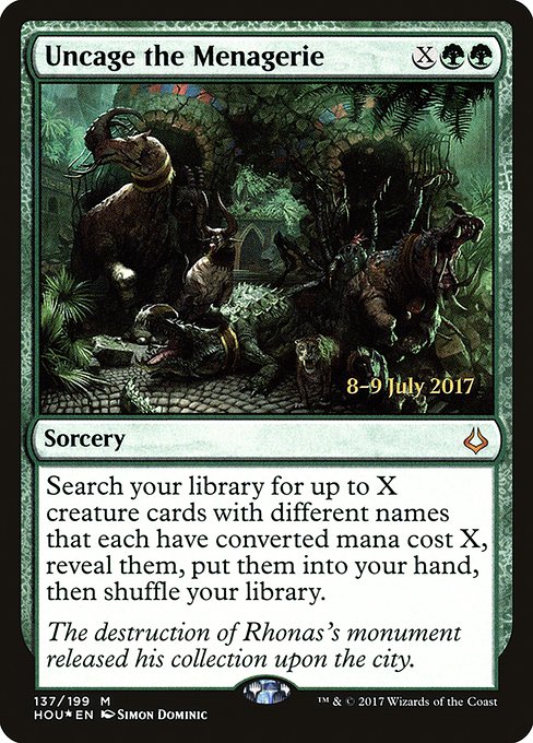 Uncage the Menagerie 137s