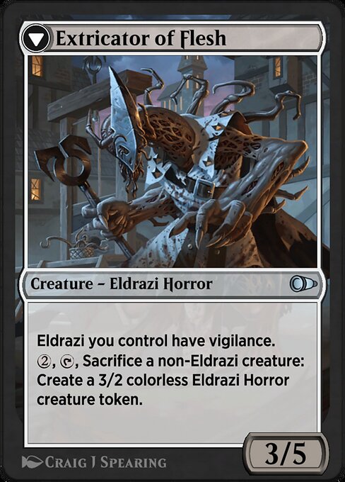 Extricator of Sin // Extricator of Flesh 12, back face