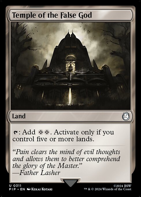 Temple of the False God 311