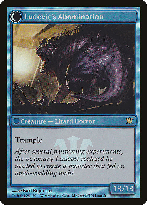Ludevic's Test Subject // Ludevic's Abomination 64★, back face