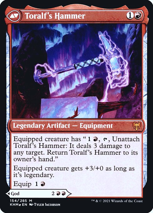 Toralf, God of Fury // Toralf's Hammer 154s, back face
