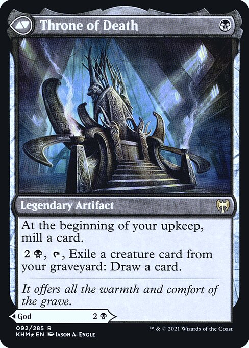 Egon, God of Death // Throne of Death 92s, back face