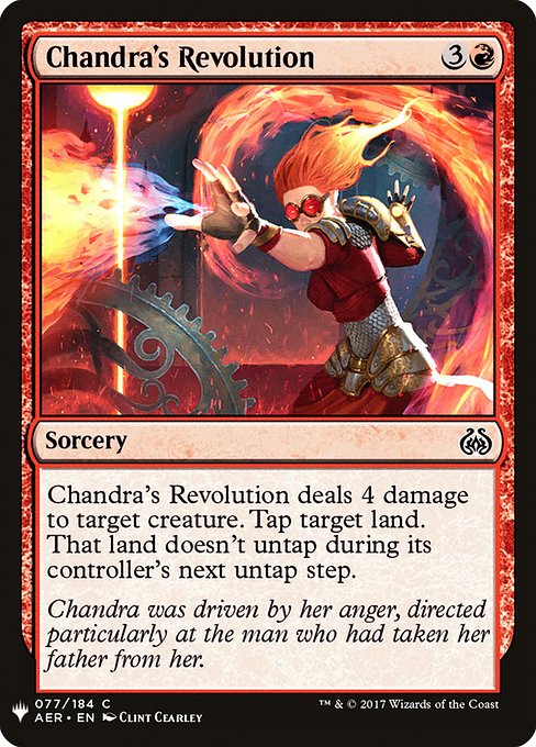 Chandra's Revolution AER-77