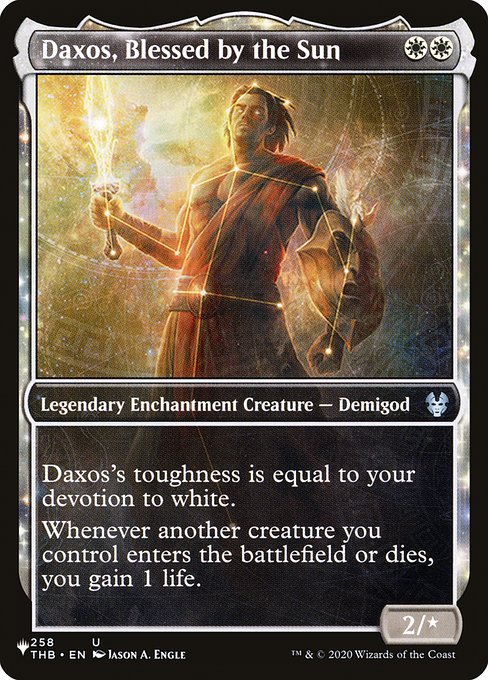 Daxos, Blessed by the Sun THB-258