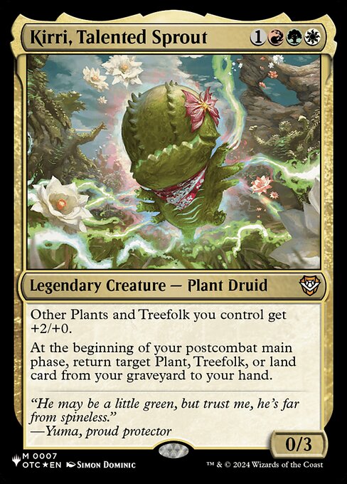 Kirri, Talented Sprout OTC-7