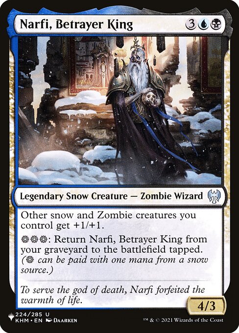 Narfi, Betrayer King KHM-224
