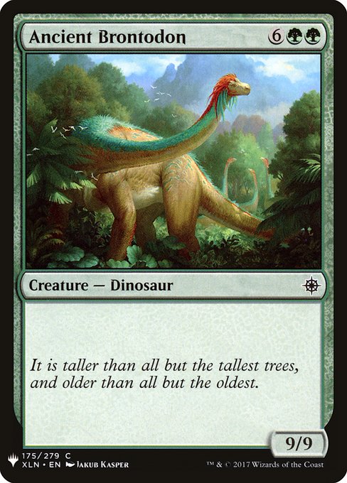 Ancient Brontodon XLN-175