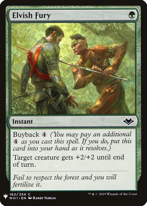 Elvish Fury MH1-162