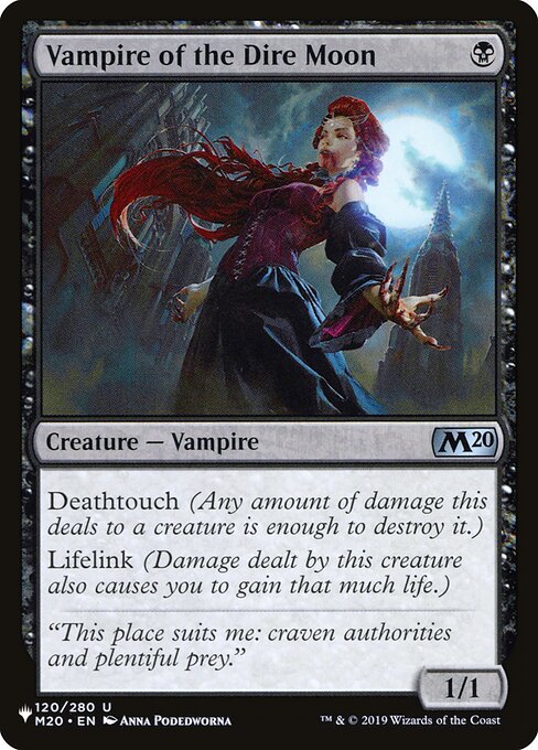 Vampire of the Dire Moon M20-120