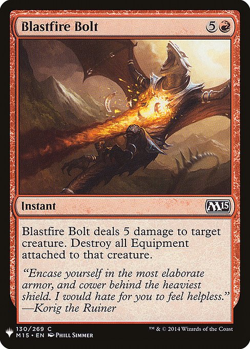 Blastfire Bolt M15-130