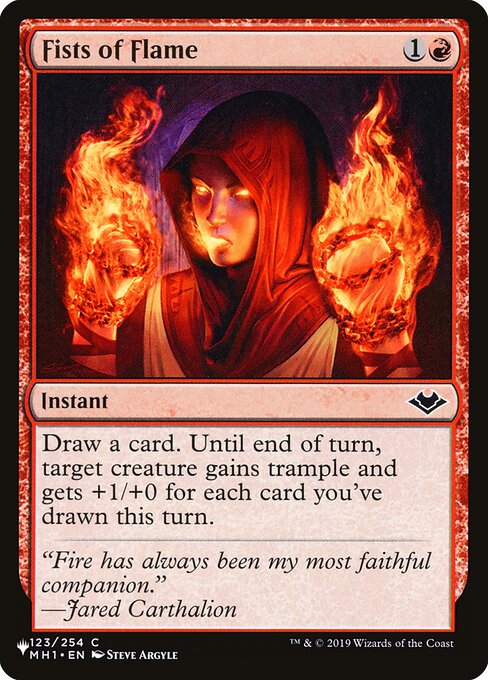 Fists of Flame MH1-123