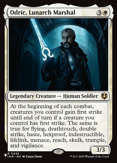 Odric, Lunarch Marshal INR-36